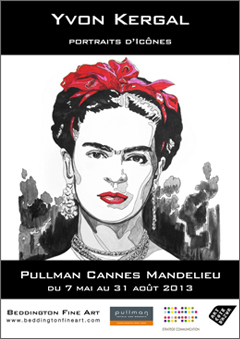 Affiche de l'exposition, Hôtel Casino Pullman Cannes Mandelieu - Stratège Communications, Monaco - Galerie Beddington Fine Art, 83830 Bargemon